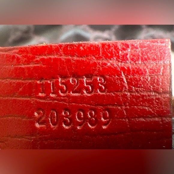 GUCCI Red Monogram Canvas w leather trim Micro Mini Bag w strap - Picture 8 of 14